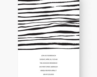 modern invitation download modern invitation template etsy