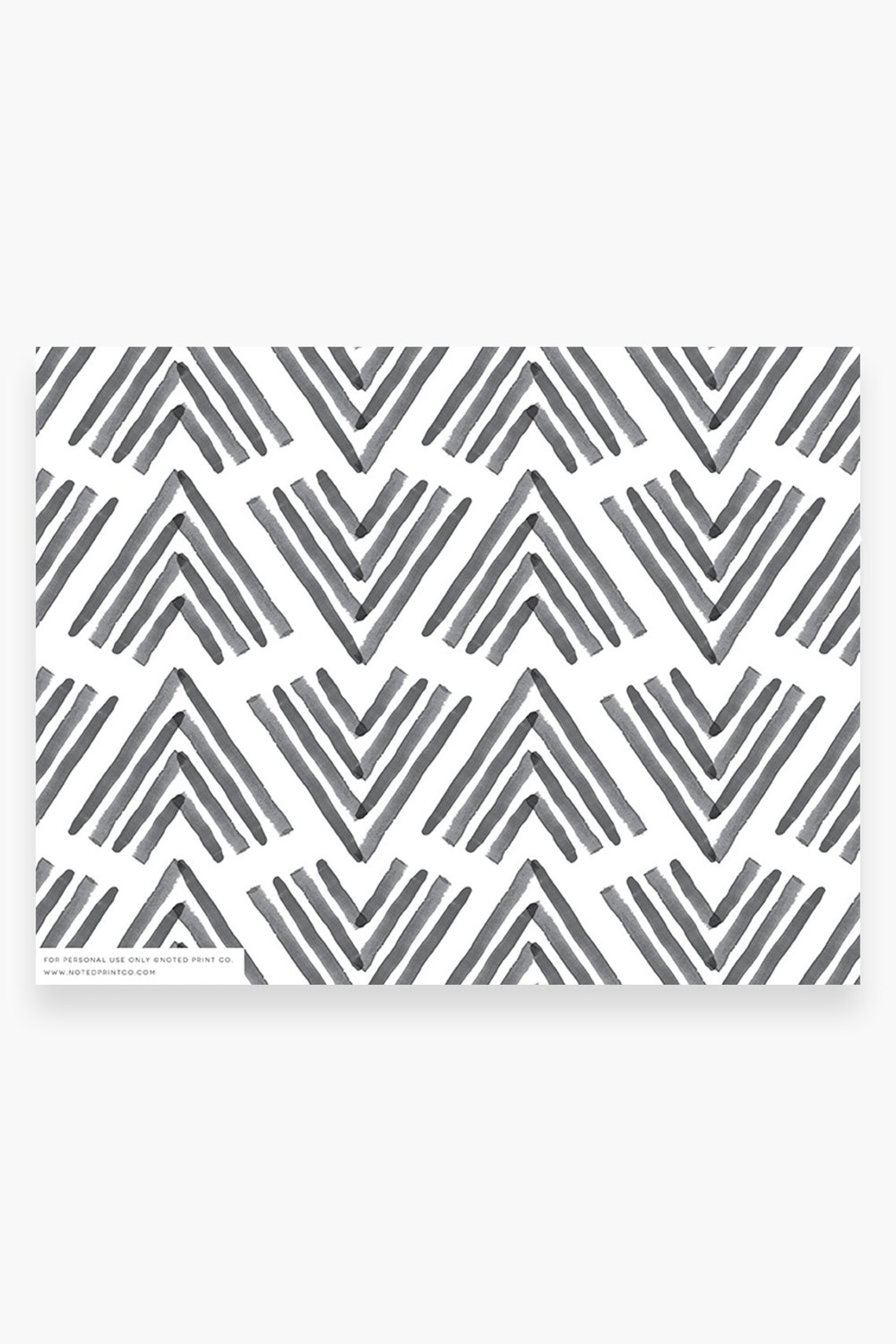 Wrapping Paper Sheet Download Digital Printable Black and White ...