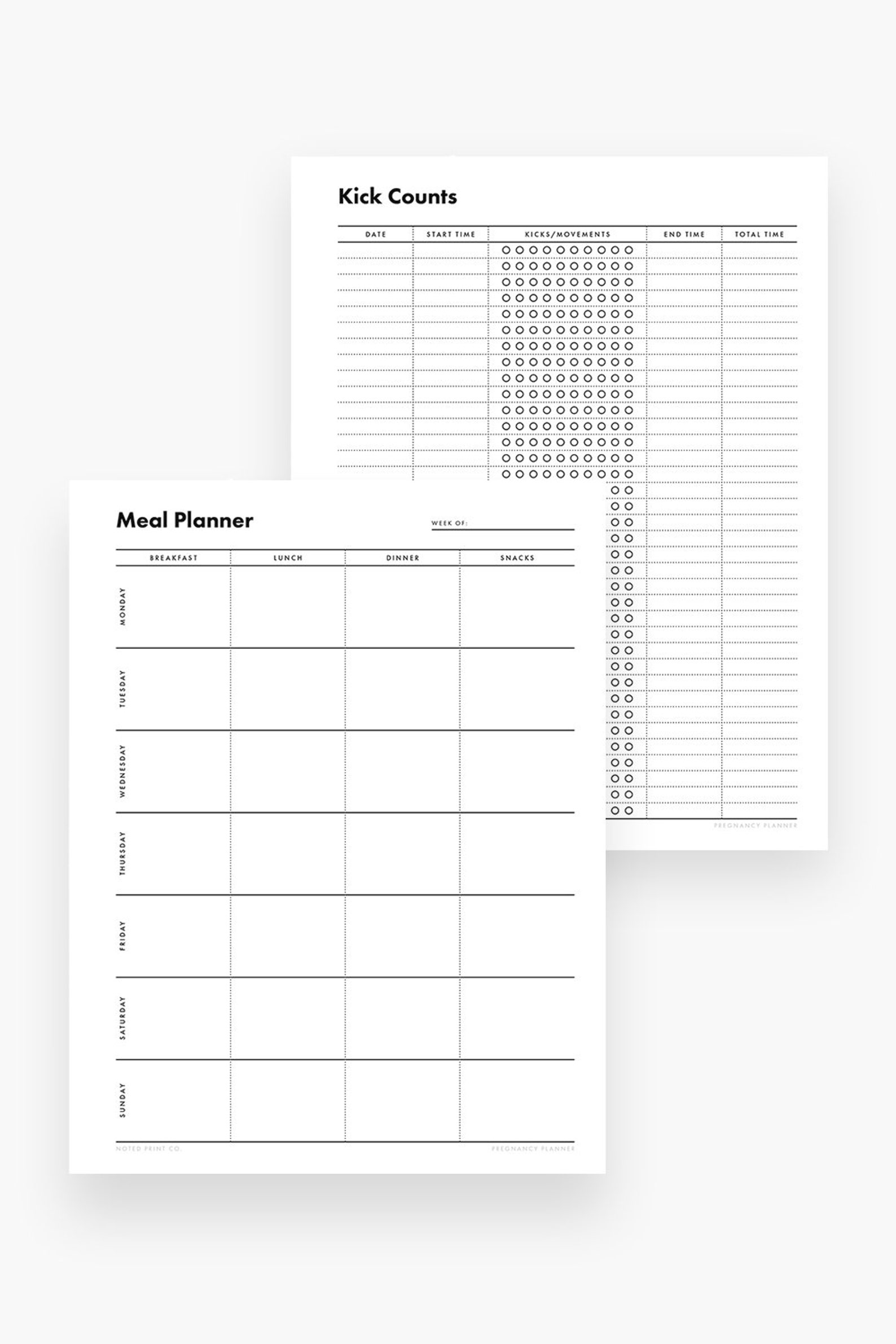 Printable Pregnancy Planner / Modern Pregnancy Binder Kit - Etsy