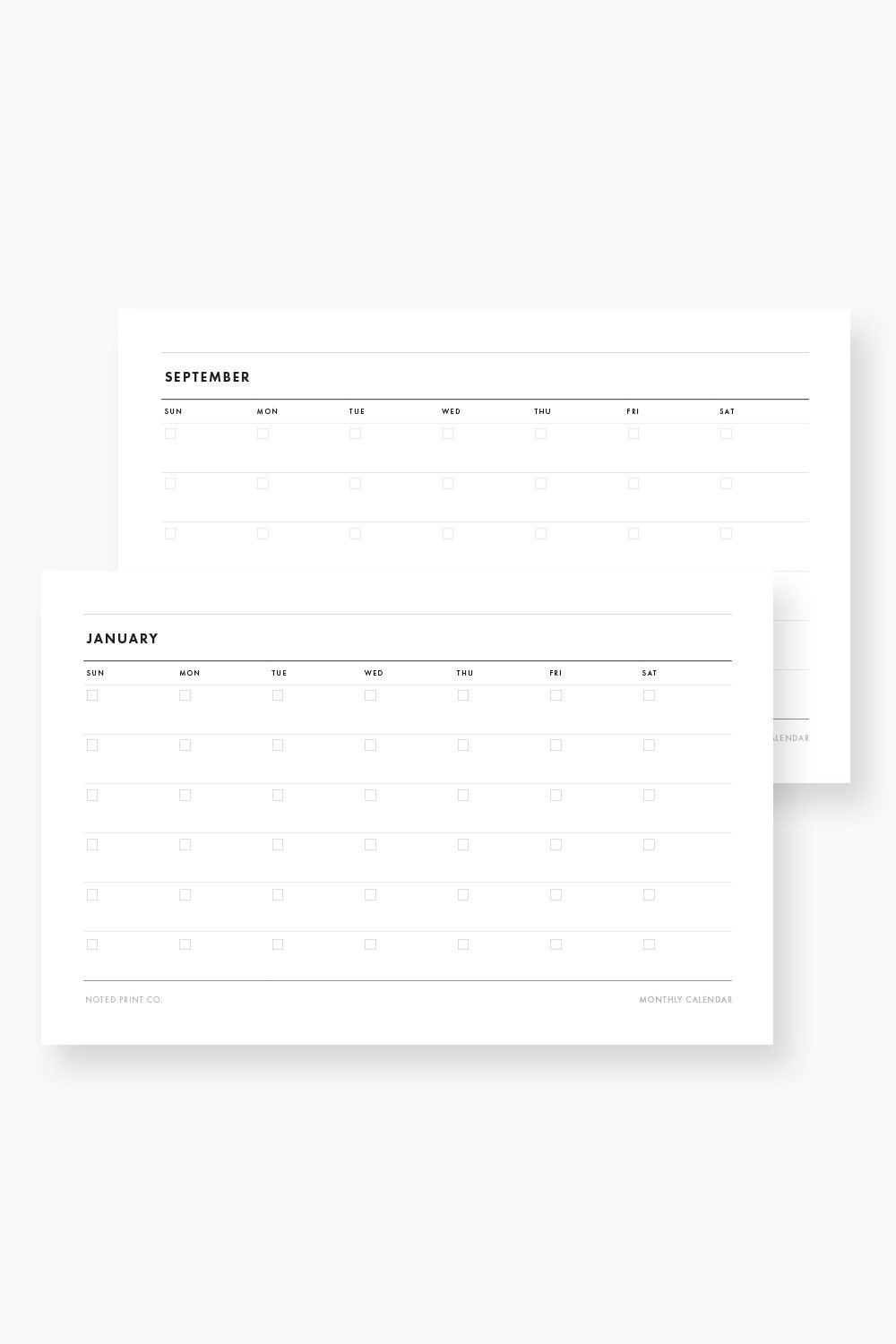Perpetual Calendar 5.5 X 8.5 Half Sheet Size Printable PDF - Etsy
