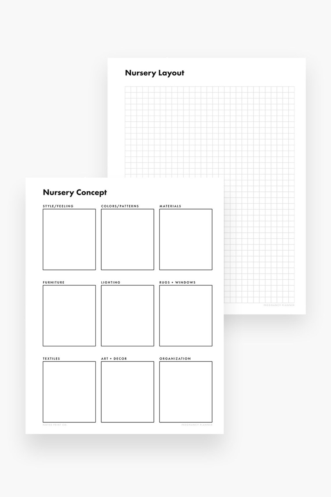 Printable Pregnancy Planner / Modern Pregnancy Binder Kit - Etsy