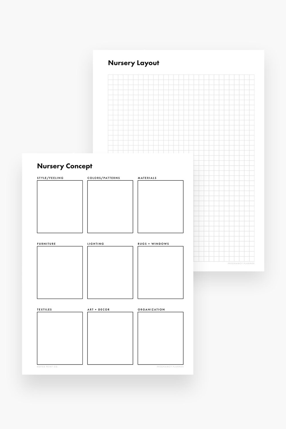 Printable Pregnancy Planner / Modern Pregnancy Binder Kit - Etsy