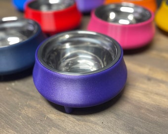 Ciotola per animali domestici stampata in 3D: ciotola per cibo per cani/gatti in acciaio inossidabile da 10 once