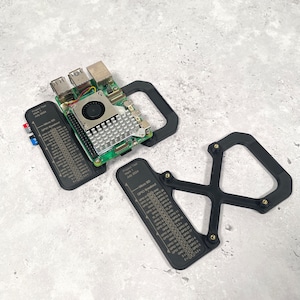 Raspberry Pi 4/5 SBC Project Board - Prototyping - Customizable  - GPIO Guide