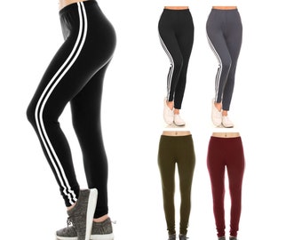 Yoga Pants With Stripes