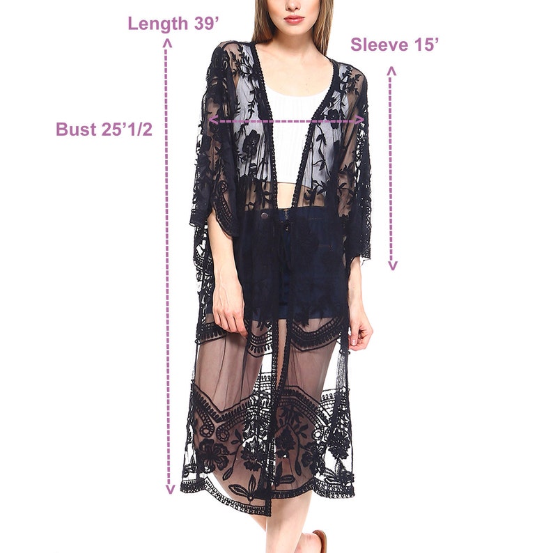 Fashionazzle Women's Bathing Suit Kimono Beach Cover up Etsy