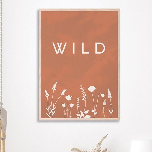 Boho Hand Print Wall Art Bohemian Home Decor Print Wall Etsy Australia