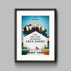 Derry Girls - Minimalist Print (A2)