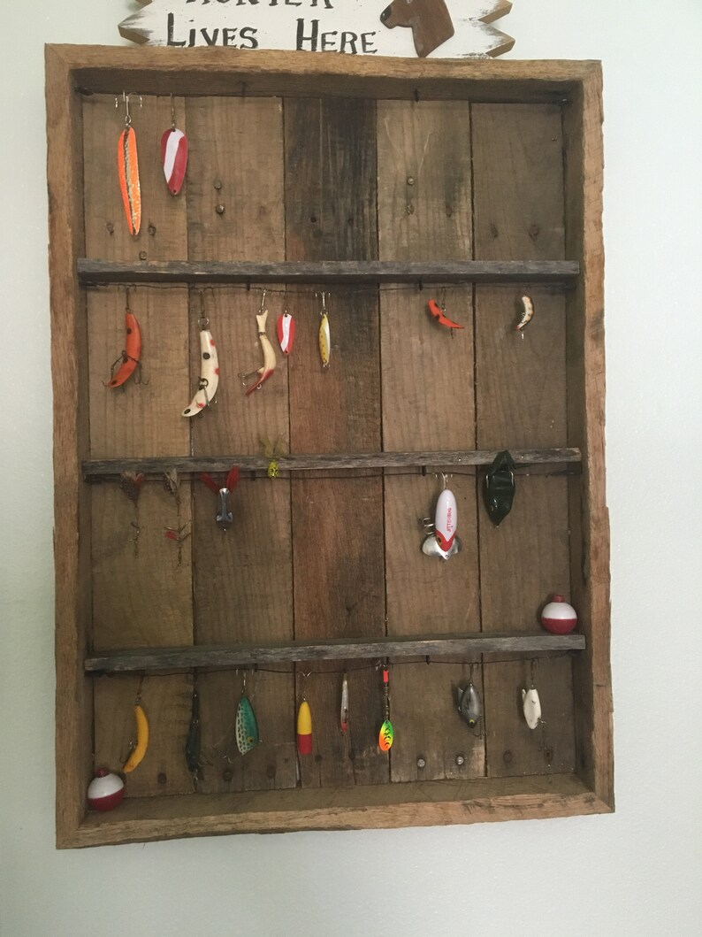 Vintage Fishing Lure Display Etsy