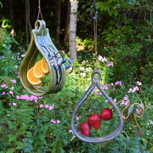 Bird Feeder, Handmade Fruit or Suet Spike Feeder