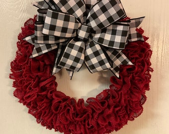 Valentines Wreath, Valentine’s Day Wreath, Valentine’s Day Burlap Wreath, Valentines Decorations