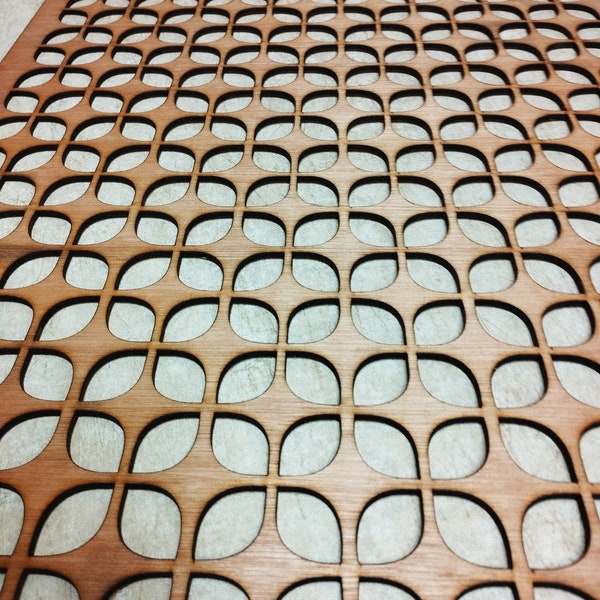 Unfinished Ventilation panels - decorative air grille Decorative cover decorative laser cutting panel raw wood.