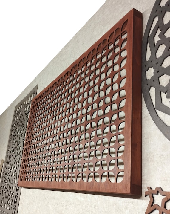 Magnetic Return Vent Cover Magnetic Ventilation Wood Panels Decorative Air  Grille Wooden Cut-out Air Return Grilles With a Frame 