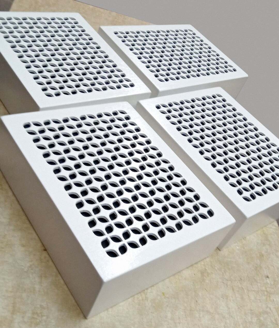 Handmade Doorbell Covers Wood White Doorbell Cover Box Alarm Etsy