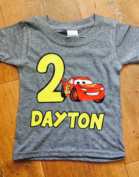 lightning mcqueen birthday shirt
