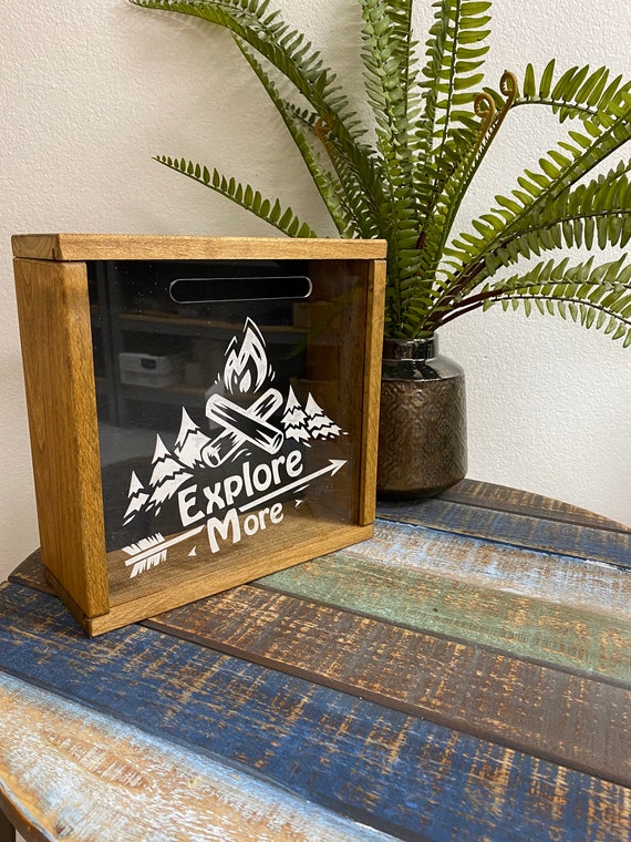 Shadow Box Savings Bank. Explore More. Wooden Piggy Bank. Etsy UK