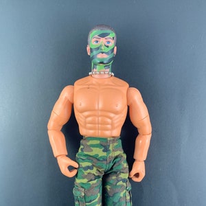 MAC Power Team Military  11&quot; Action Figure Vintage  - Articulated Action Figure