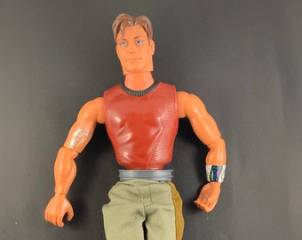 Max Steel  11" Action Figure Vintage Mattel - Articulated Action Figure