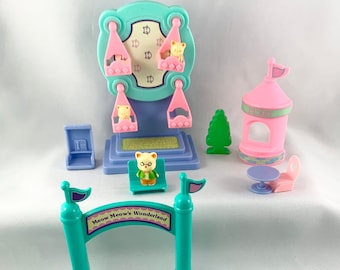 Vintage 90's Meow Meow's Wonderland Miniature Playset