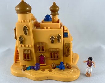 Vintage 1995 Polly Pocket Disney Aladdin Agrabah Marketplace Bluebird Toys 14196