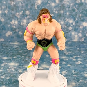 ヴィンテージ 1990 WWF アルティメット・ウォリアー スタンプフィギュア タイタンスポーツ