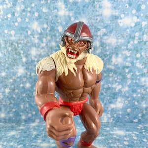 Thundercats Vintage 1985 MONKIAN mit Helm Actionfigur mit funktionierendem Battle-Matic Arm von Telepix LJN Toys