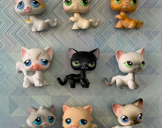 Littlest Pet Shop Authentic LPS Shorthair Cat 2118 / Main 5 / Vintage