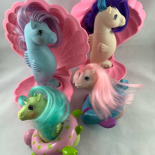 Vintage My Little Pony Sea Ponies G1