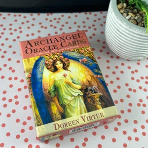 Vintage Archangel Oracle Card Deck by Doreen Virtue / C. 2004 / A 45 Card Deck with Guidebook. Out Of Print