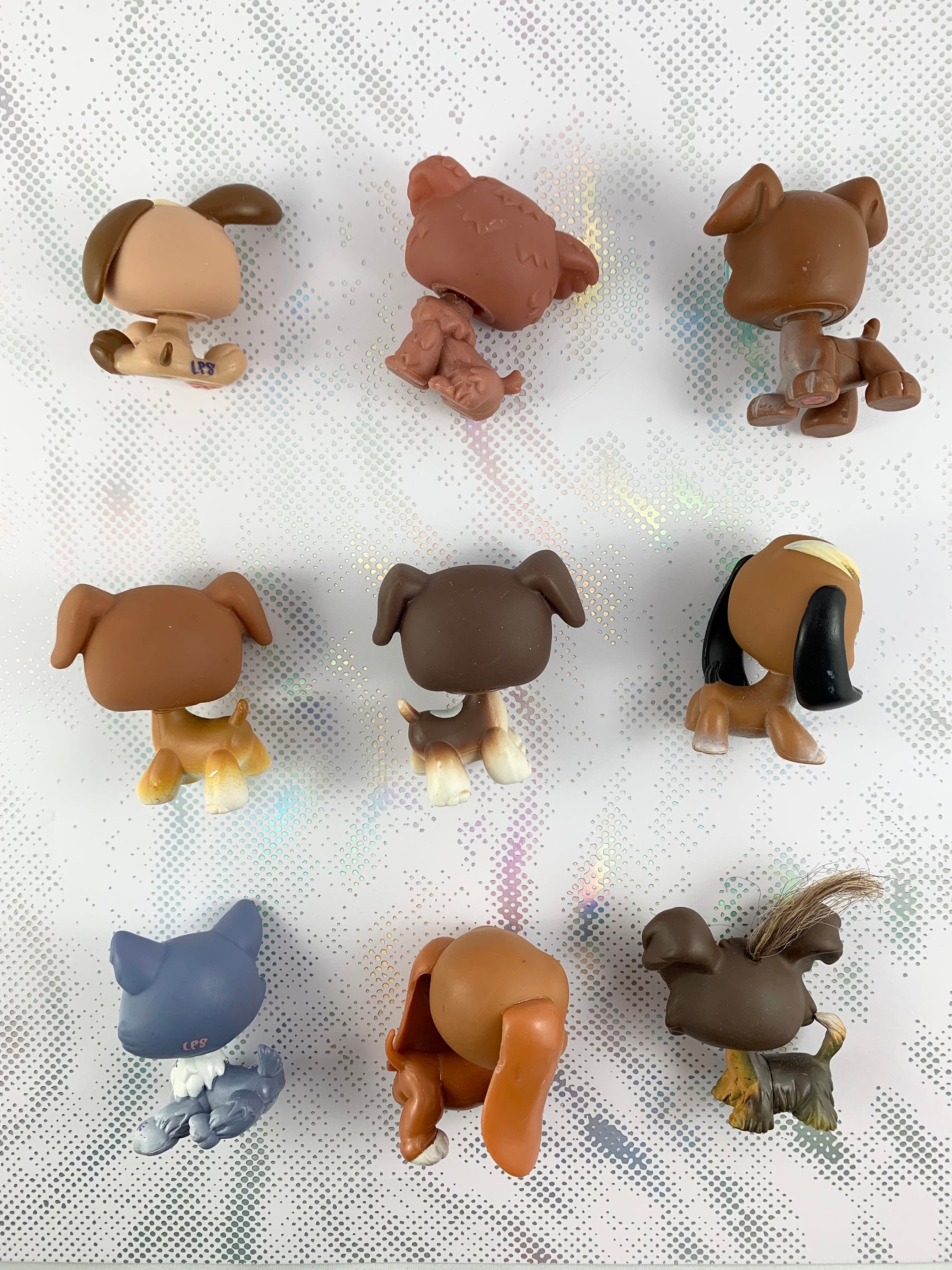 Figurine Littlest Pet Shop - Chien Marron (Puffy/Pero) - Occasion
