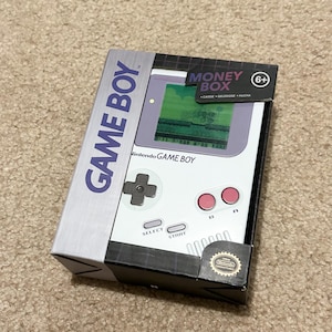 Salvadanaio retrò da 6 pollici per Game Boy di Nintendo / Salvadanaio in latta