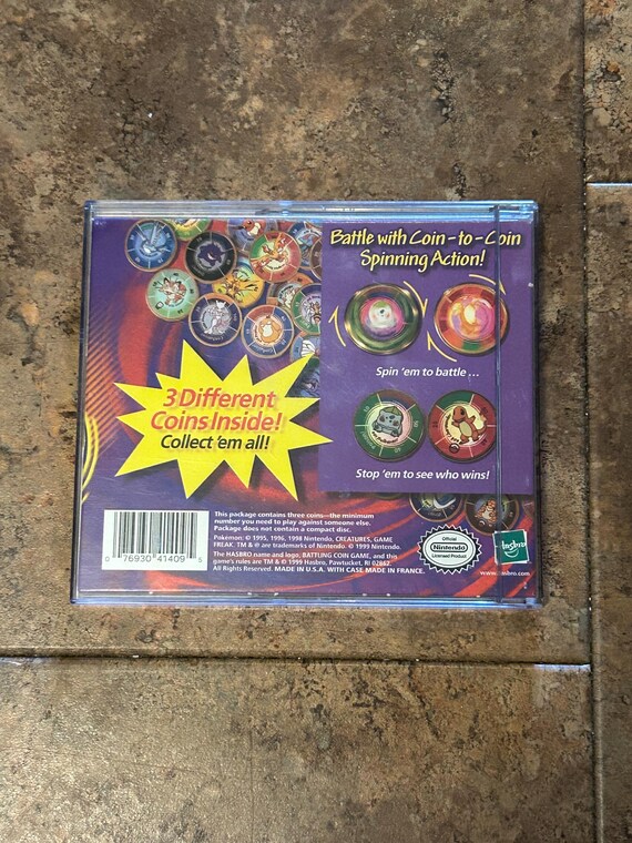 Pokémon Battling Coin Game by Hasbro | Vintage Nintendo 90s Toy