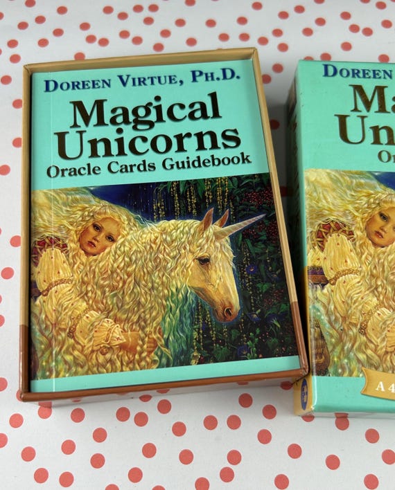 Vintage Magical Unicorns Oracle Card Deck by Doreen Virtue / C