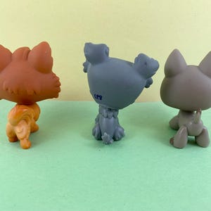 LPS Littlest Pet Shop chien komondor 1458 levier 498 corgi 367 chèvre