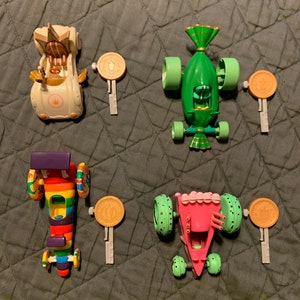 Disney’s Wreck It Ralph Sugar Rush Racer - Karts with Action Key. Minty Zaki, Swizzle Malarkey, Candle Head, King Candy - Pick A Car