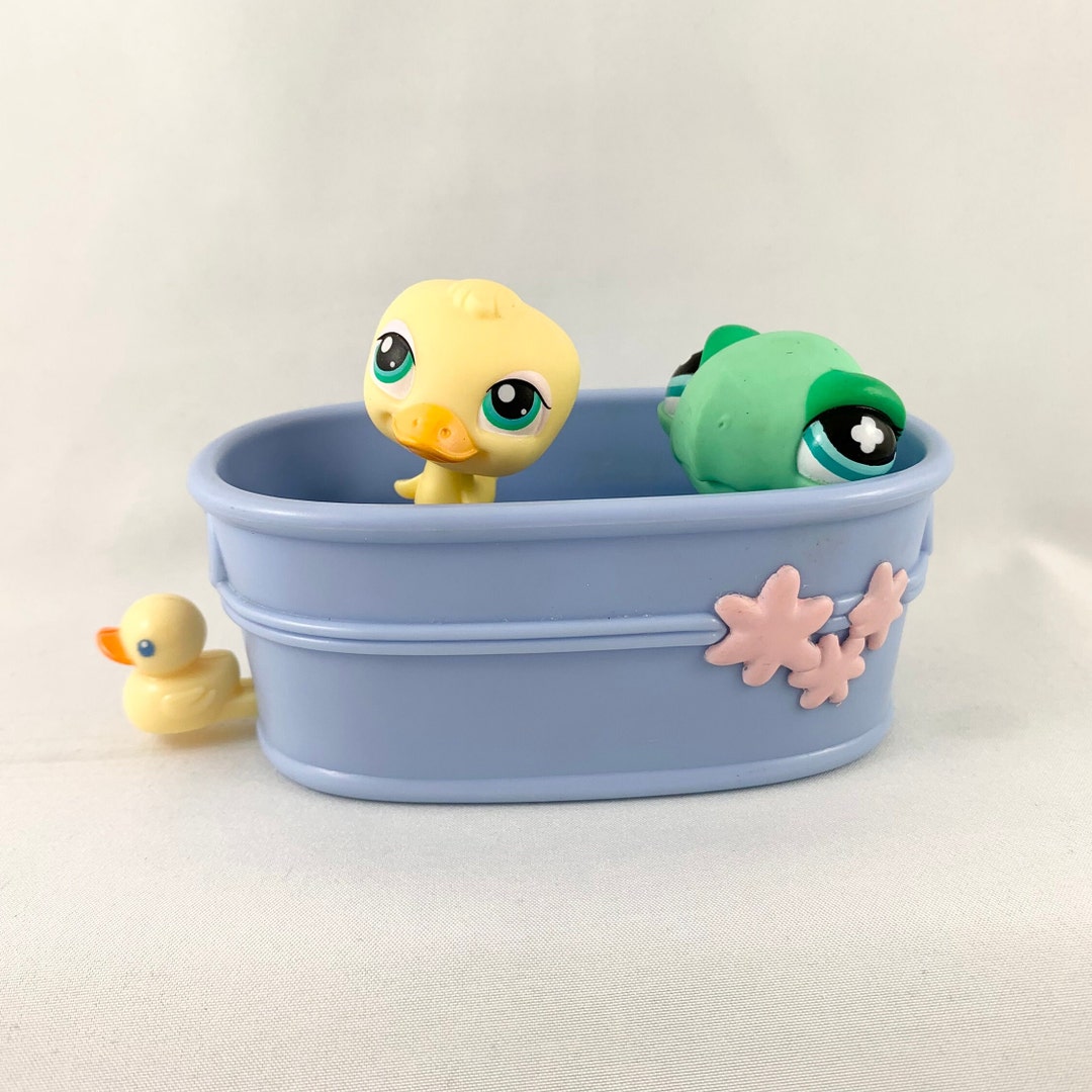 Littlest Pet Shop Bath Time Fun - Ducky and Turtle - Authentic Magnets ...