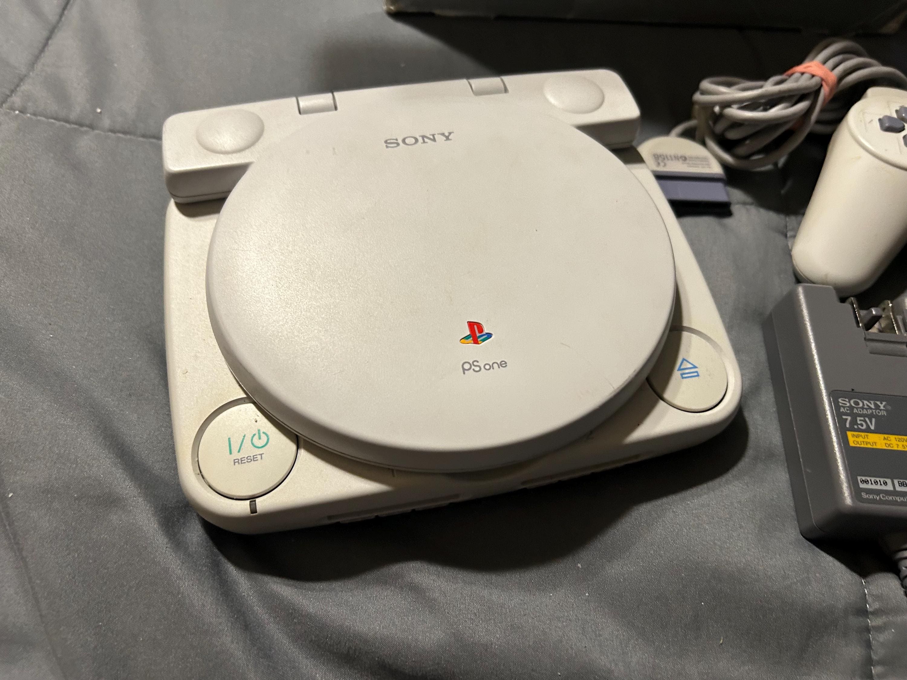 Sony Playstation 1 Psone Console With Official LCD Screen Complete
