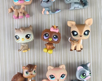 Vintage LPS Restocked - Assorted Exotic Animals - Littlest Pet Shop - You Choose - Cow, Owls, Sugar Glider and more!