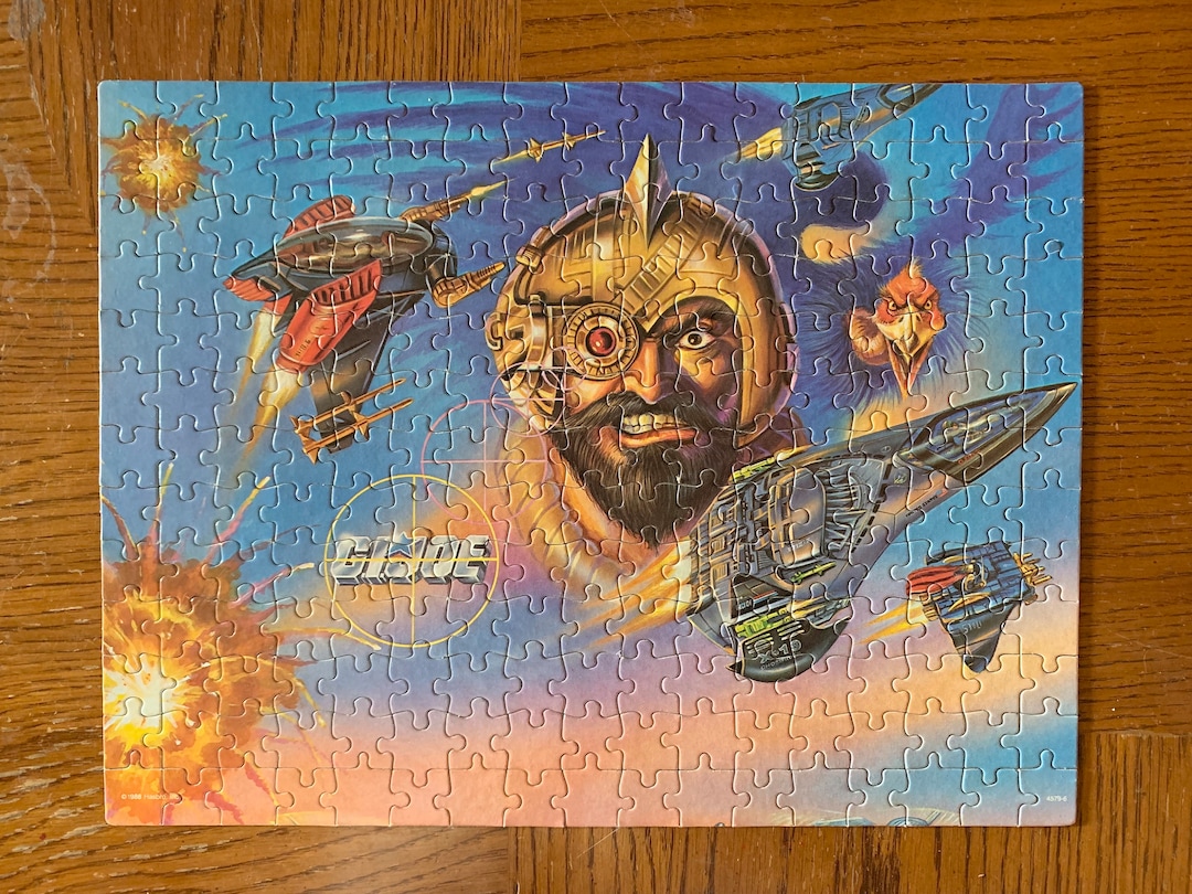 Vintage GI JOE Mural Puzzle - Milton Bradley MB Hasbro 221 Piece Vintage GI JOE Mural Puzzle - Milton Bradley MB Hasbro 221 Piece