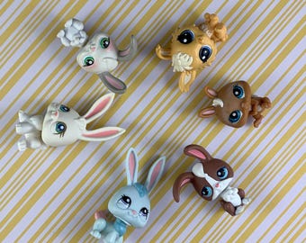 Too cute to hop past—your perfect LPS pal! - Your Choice - Assorted Authentic Hasbro Retired Littlest Pet Shop Bunnies