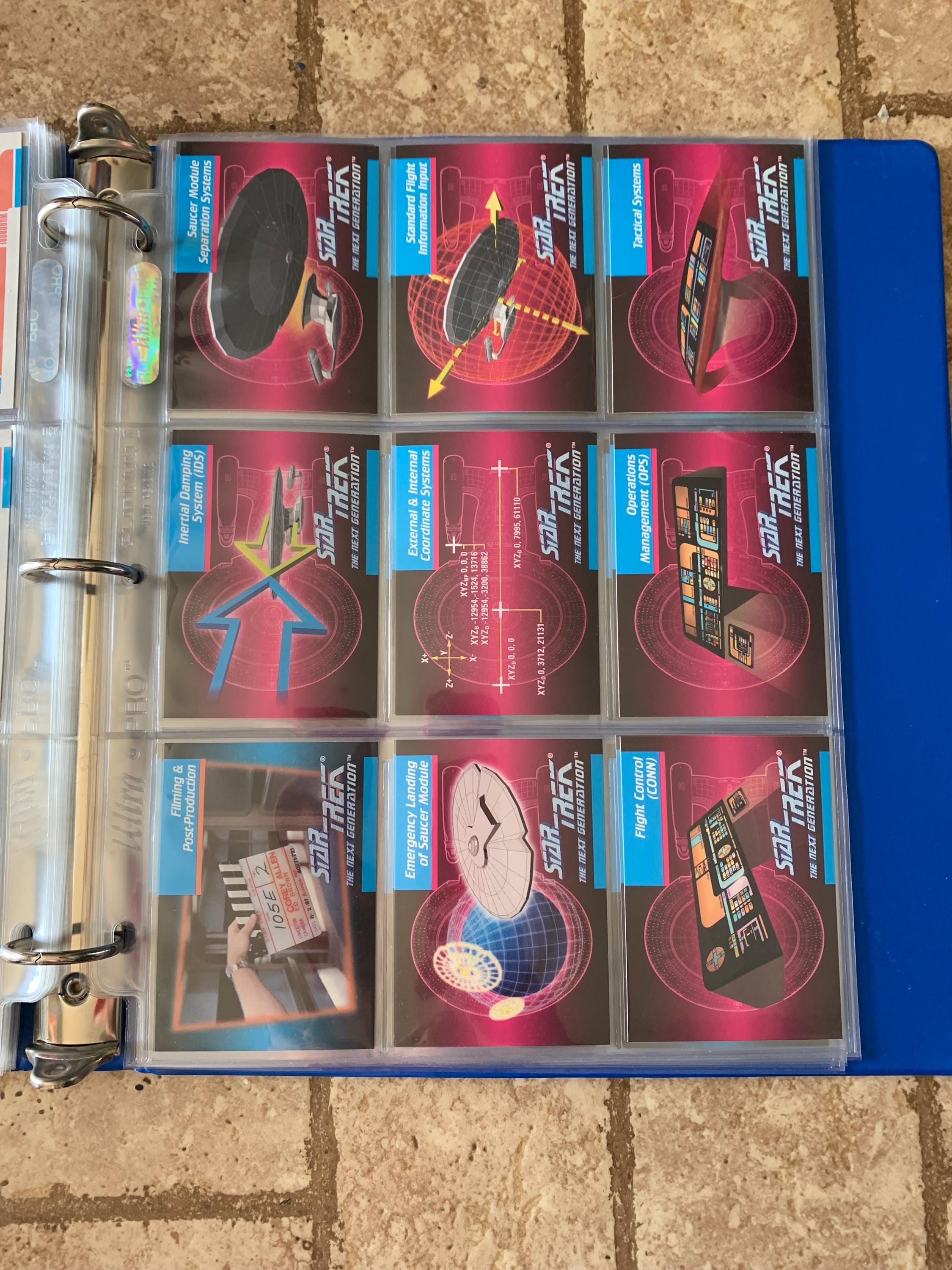 Star Trek the Next Generation Cards 001-120 Inaugural Collector's
