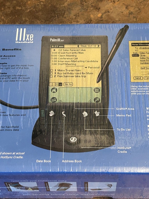 PALM III Xe Personal Handheld Organizer New Factory Sealed in Box