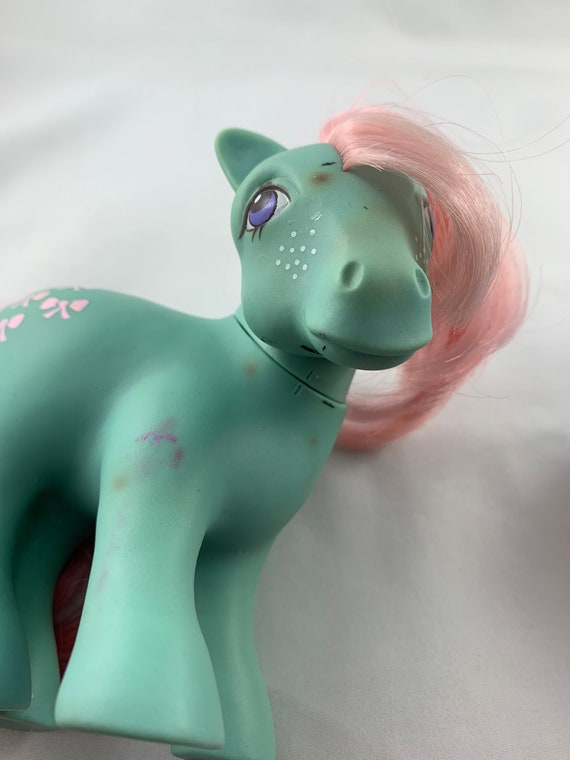 Vintage My Little Pony Figures - Light Bowtie - Blemished - Great