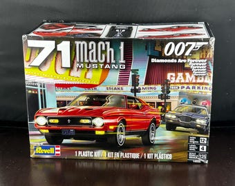 Revell 1971 Ford Mustang Mach 1 “james Bond – Diamonds Are Forever