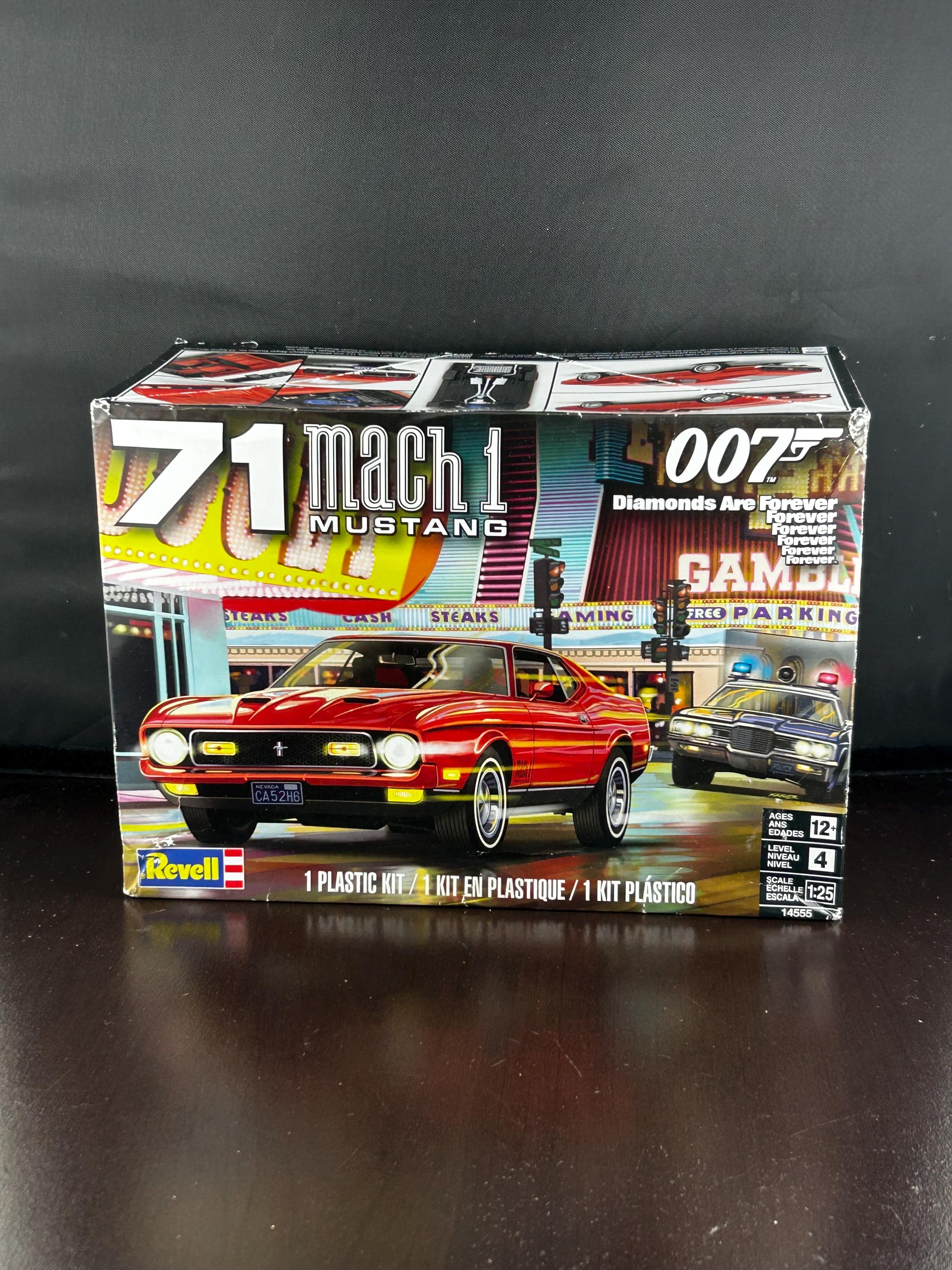 Revell 1971 Ford Mustang Mach 1 “james Bond – Diamonds Are Forever