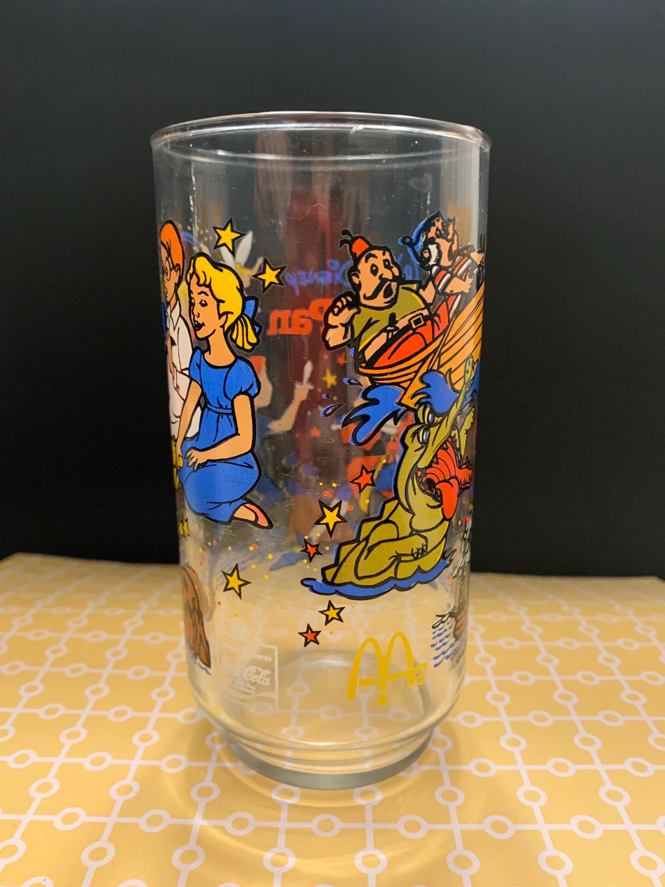 Vintage Peter Pan Coca-cola Glass - Mcdonald's Disney Magic! - Etsy