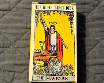 Vintage 1970s the Rider Tarot Deck Cards Complete Set 78 Card 70s