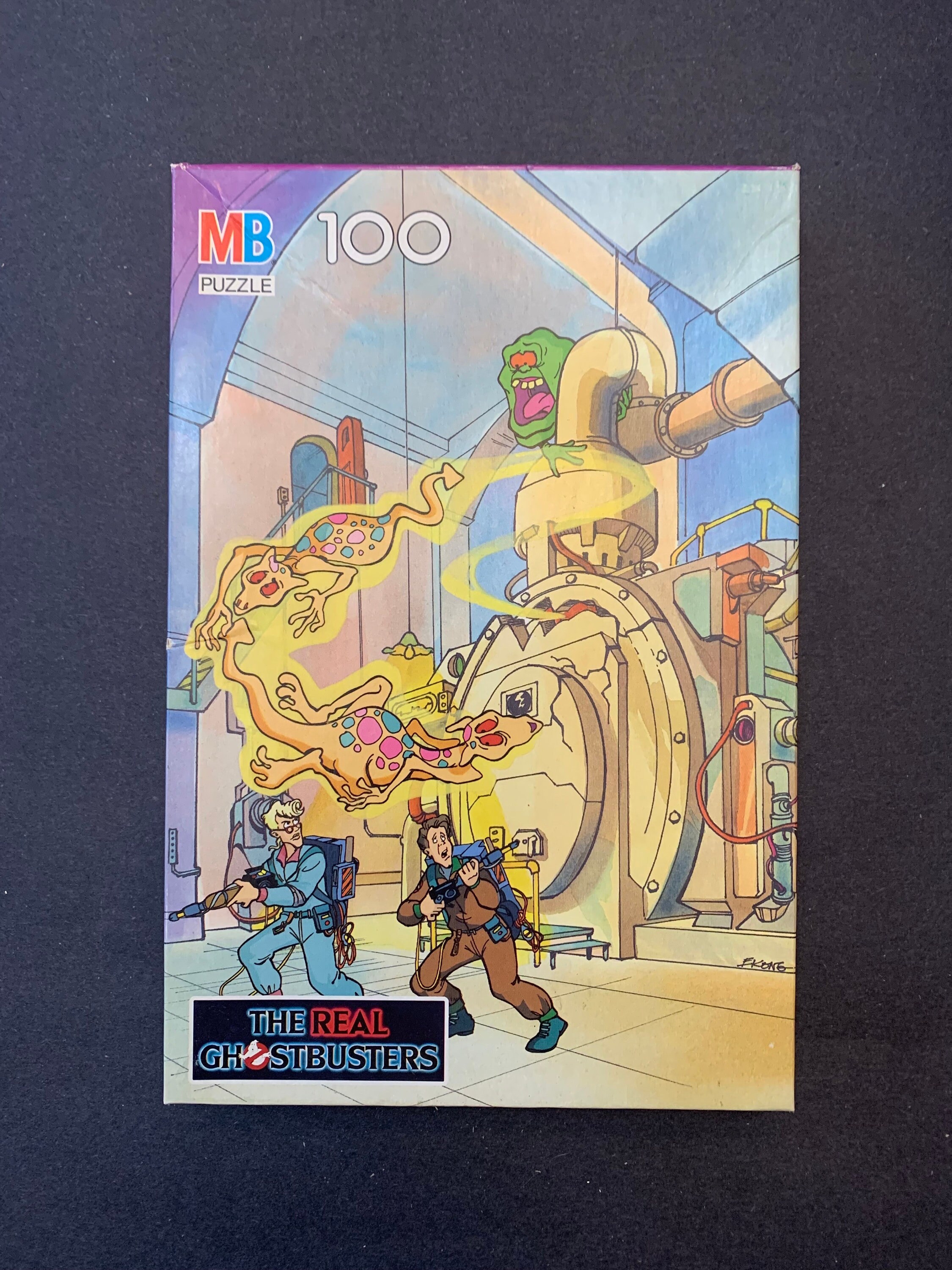 1980s the Real Ghostbusters MB Milton Bradley 100 Piece Puzzle
