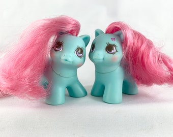 Vintage G1 1991 Year 10 - Rattles and Tattles - Teeny Tiny Twin Ponies