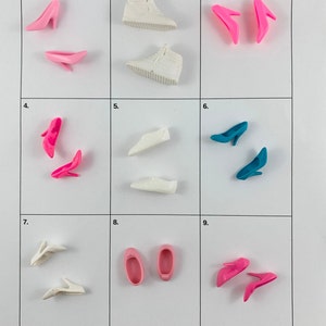 Vintage Barbie Footwear & Accessories - Your Choice - Heels, Flats, Sneakers, Stilettos, High Top, Belt, Hat, Handbag